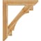 Ekena Millwork Merced Slat Rough Sawn Bracket, Western Red Cedar, 6"W x 42"D x 48"H BKT06X42X48MRC06RWR - alternate 3